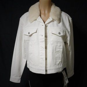 OAT NYC WHITE DENIM JACKET NWT NEW